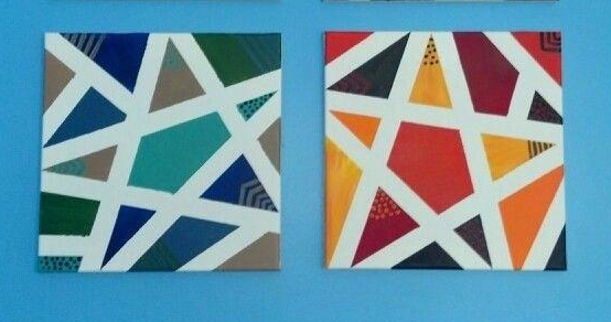 Sortie Zuinig compileren The CJM on Twitter: "Preparing for your Passover Seder? Make your own  original matzah cover with this fun masking tape geometric painting  technique! ⁠You'll need some fabric, a paint brush, acrylic paint,
