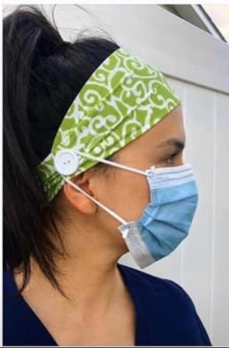 Thank you to my boyfriends mumma who is making these to make the nurses more comfortable wearing their masks thank you jan ransley xxx