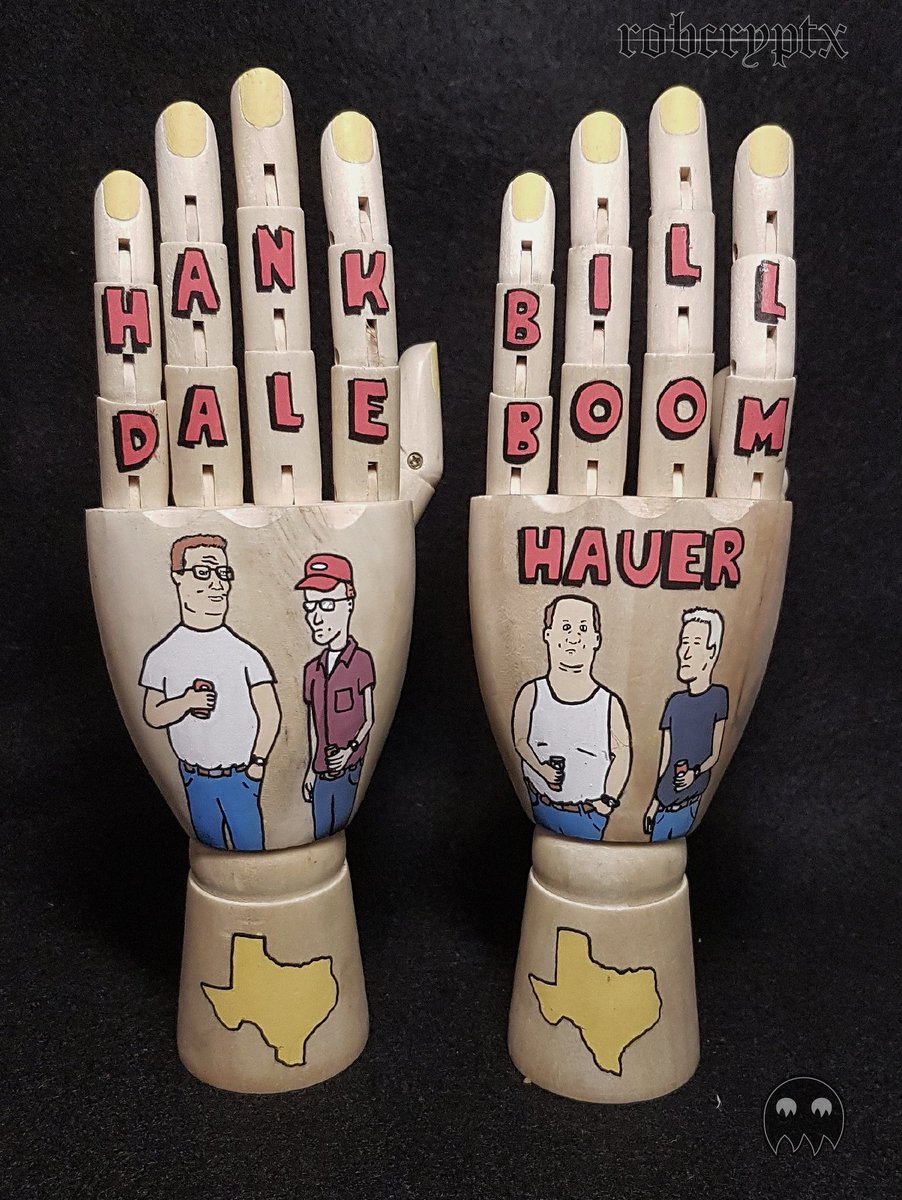 i loved making these king of the hill hands!