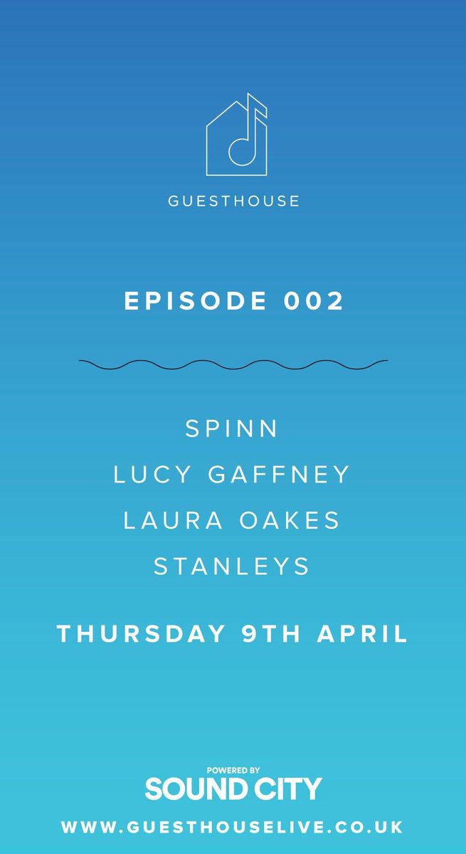 Make sure to check out @lauraoakesmusic performing on guesthouselive.co.uk 😃 This Thursday at 19:40!