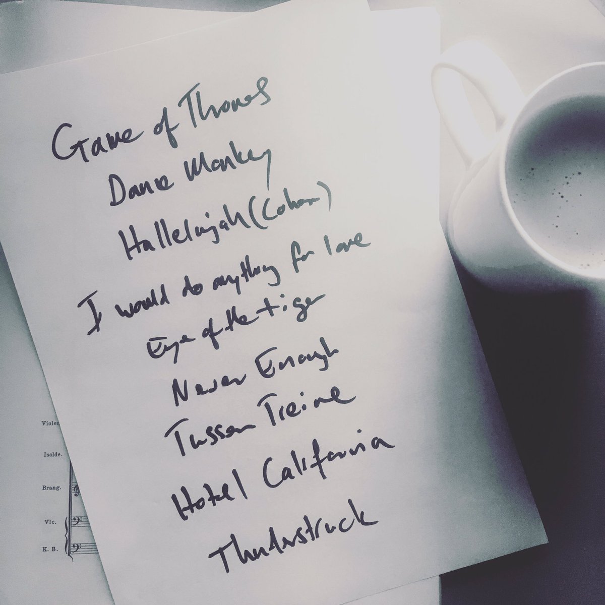 scheppel_violin's tweet photo. Busy with the setlist for tomorrowโs livestream on Johann Scheppel FB page ๐ (link in bio). Canโt wait to play again!! ๐ป
.
.
#livestream #live #violin #johann #scheppel #liveconcert #gameofthrones #cinematic #rock #classical #fb #premiere https://t.co/gpuJbUvahq