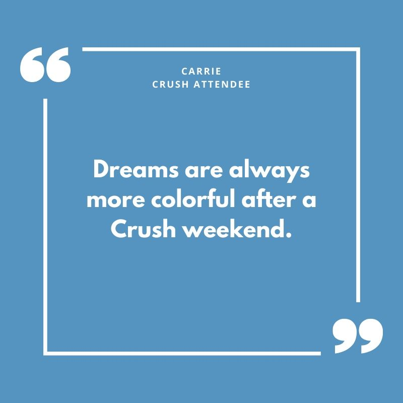 Dream big, Crush Fam. Share this post with a friend who could use a weekend of inspiration.

#CrushFam #CrushFam4Eva #TestifyTuesday #DreamBig #2020Visions