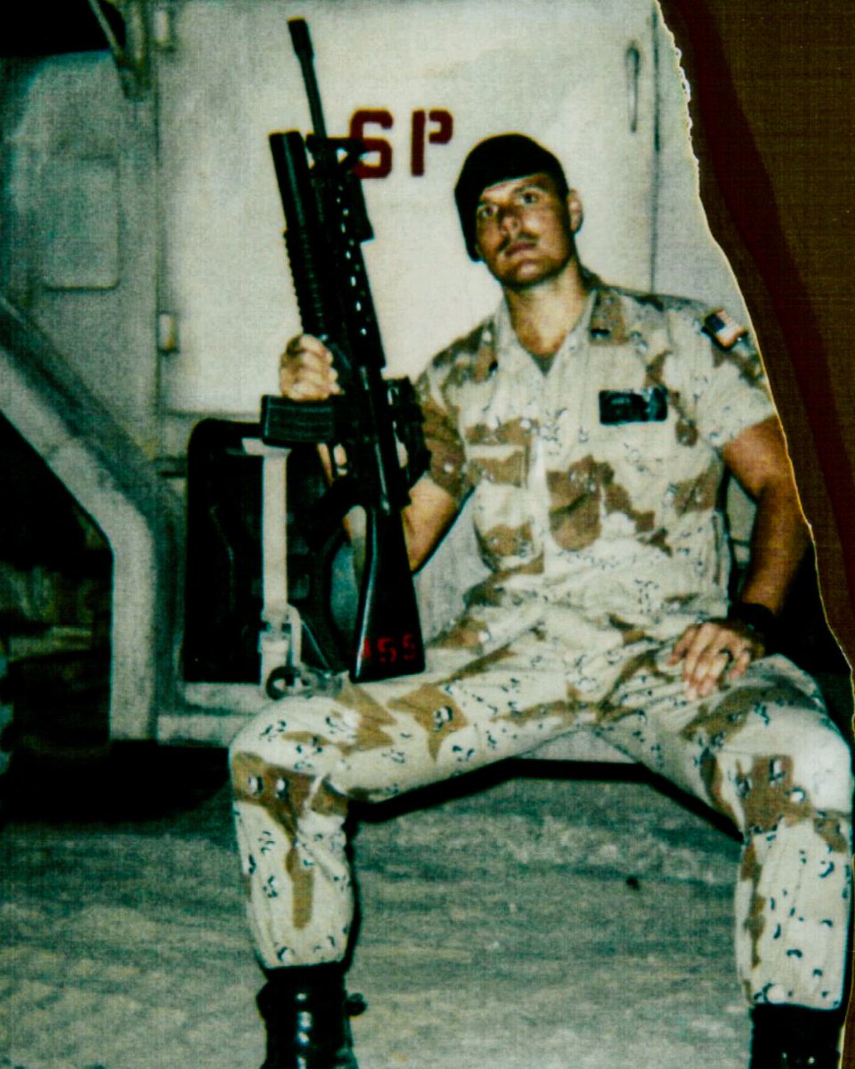 From DESERT STORM; we did a short-notice deployment in 1990 and suddenly had no gym, no equipment - just sand and heat! This meant lots of push-ups, body squats, and lifting truck tires and gas tanks. Don’t let COVID19 get you down—Stay Strong! -Maj. General Spacy (r)
