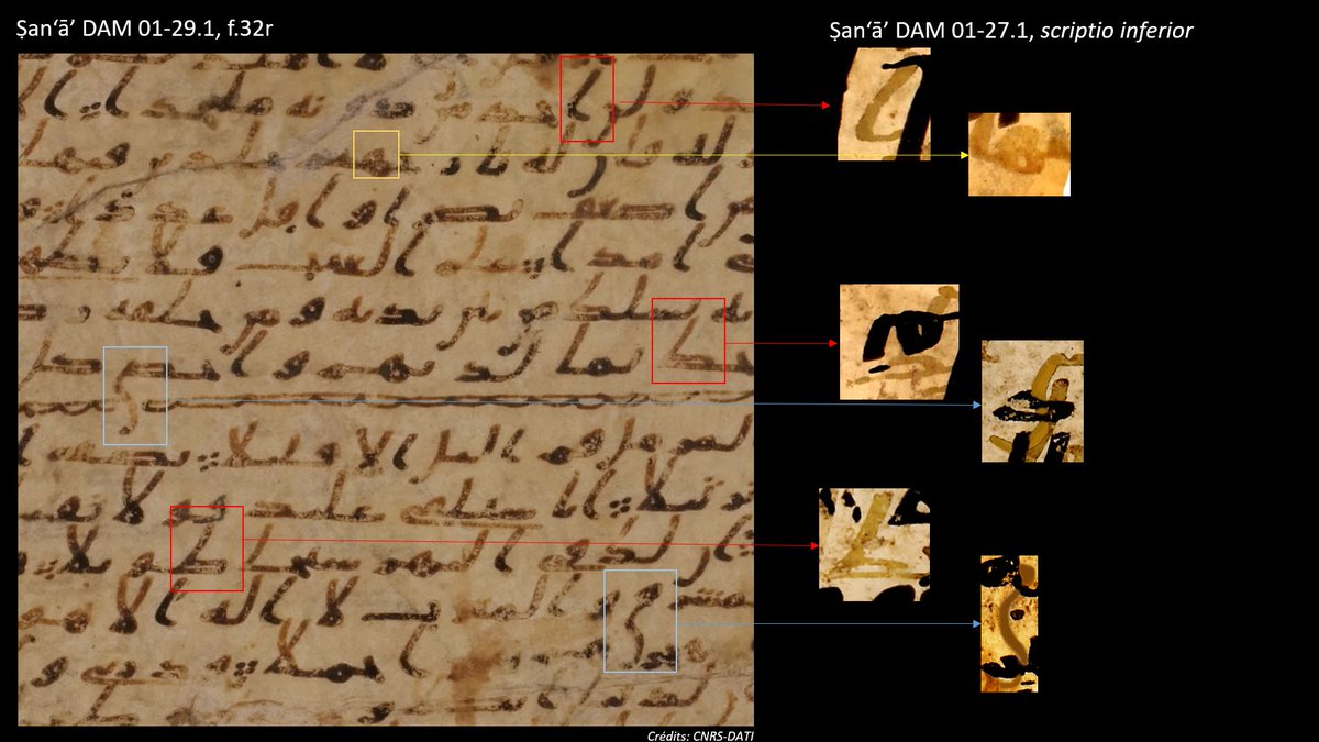 3/12. DAM 01-29.1 is indeed related to the palimpsest in various ways. They came from the same deposit. Materially speaking, both are quite similar: almost same size and codex’s structure, same layout. Script styles of 01-29.1 are close to the under script of the palimpsest.