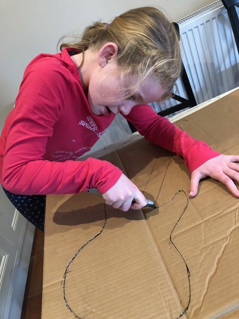 chandlings_sch's tweet photo. Eleanor’s been working really hard on her DT/Music/Art project making a stringed instrument. Make sure you let us see your instruments. #distancelearning #homemadeinstruments #ks2learning https://t.co/t6zKHop1Kw