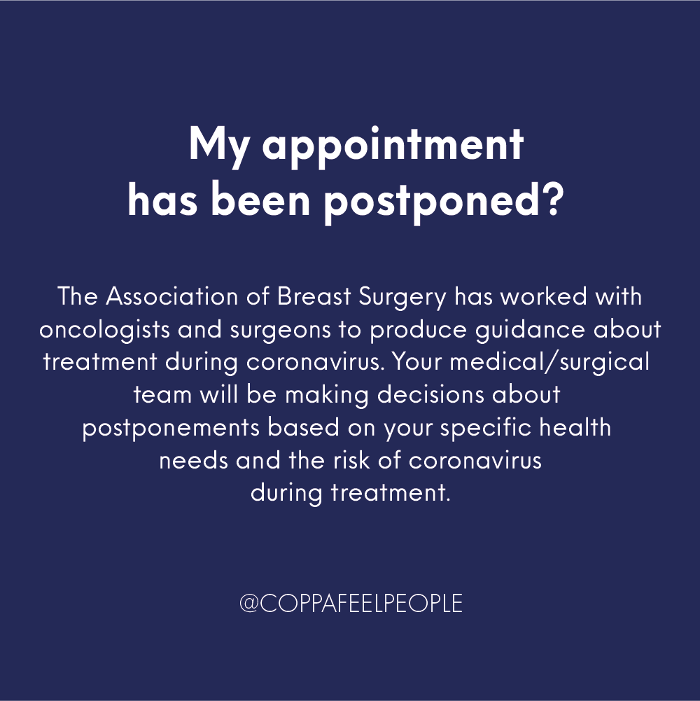 CoppaFeelPeople's tweet photo. We know some of you might be having concerns around seeing a doctor
during self-isolation, so in honour of #WorldHealthDay we'll pulled together some guidance around what to do if you notice a symptom or are worried about an unusual or sudden change in your boobs or pecs. https://t.co/D7HBBzPape