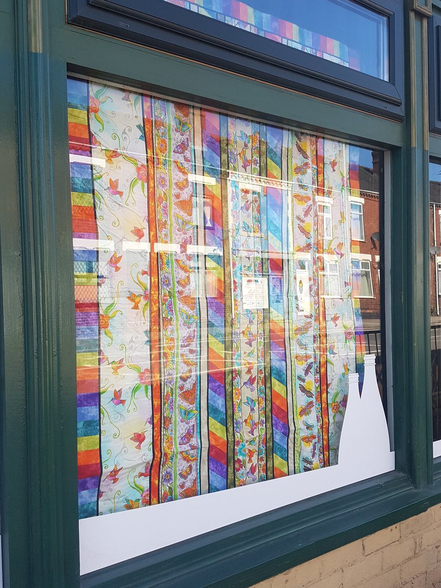 sanctuaryale's tweet photo. You know we love our quilted wall hangings here in the Sanctuary. Rainbows displayed in windows across our nation in support of our NHS and Key workers reminded us of this one at the back of a cupboard. #sanctuarysupportsNHS #loveinhartshill #bettertogether #hartshillmassive https://t.co/A53XjCu1dX