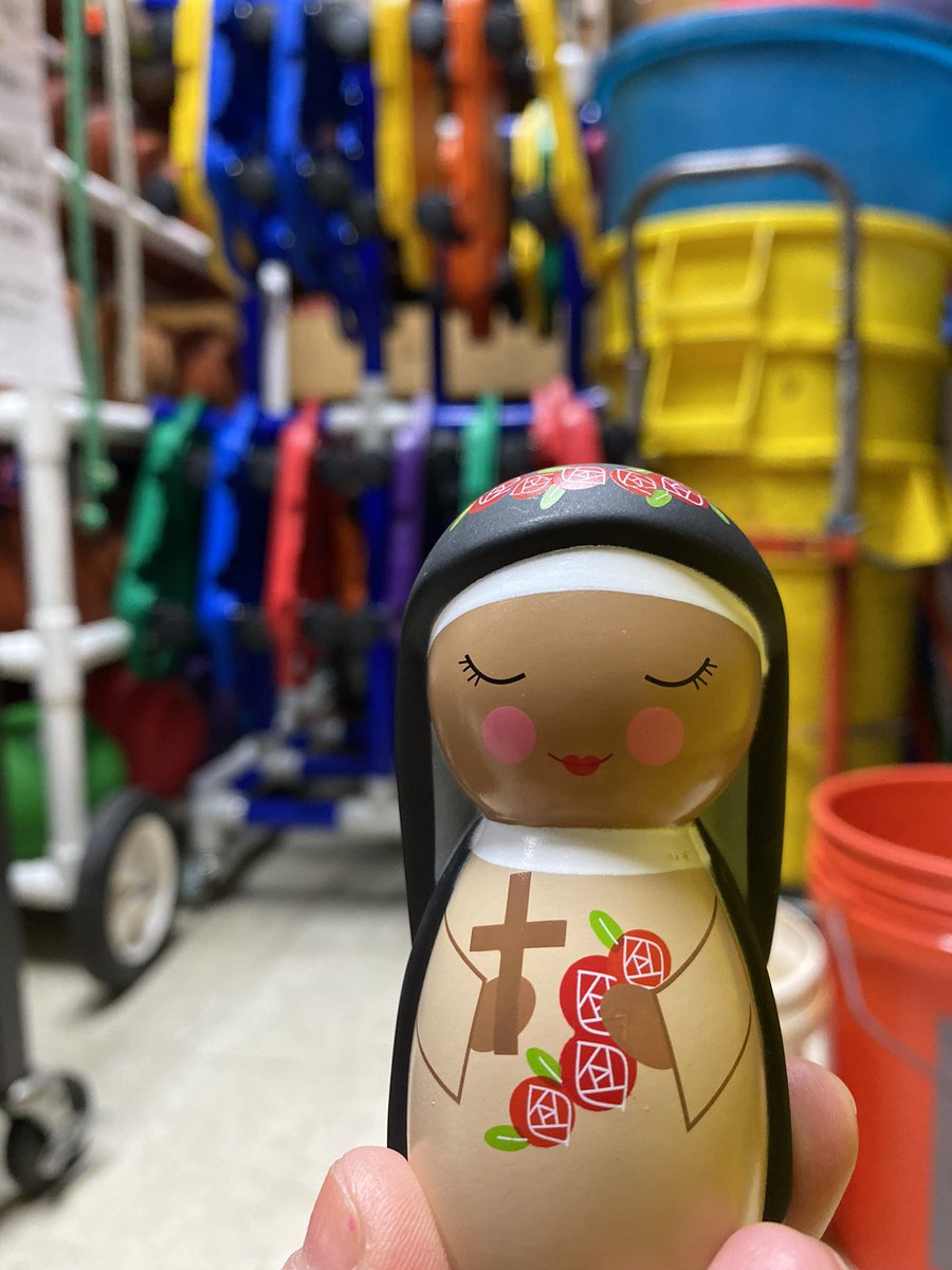 sggsvb's tweet photo. Little Saint Rose is Lima took the day off yesterday, this is a tough job! Where is she today, Saints?
#SGGS #SGGSVB #LeadLikeaSaint #CatholicEducation #DioceseofRichmond #DioceseofRichmondCatholicSchools https://t.co/DbRYLy4iNZ