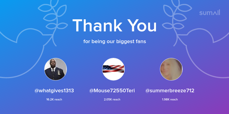 HallardRon's tweet photo. Our biggest fans this week: whatgives1313, Mouse72550Teri, summerbreeze712. Thank you! via https://t.co/7Zvj9uMHXc https://t.co/HX2zAp6Gy3