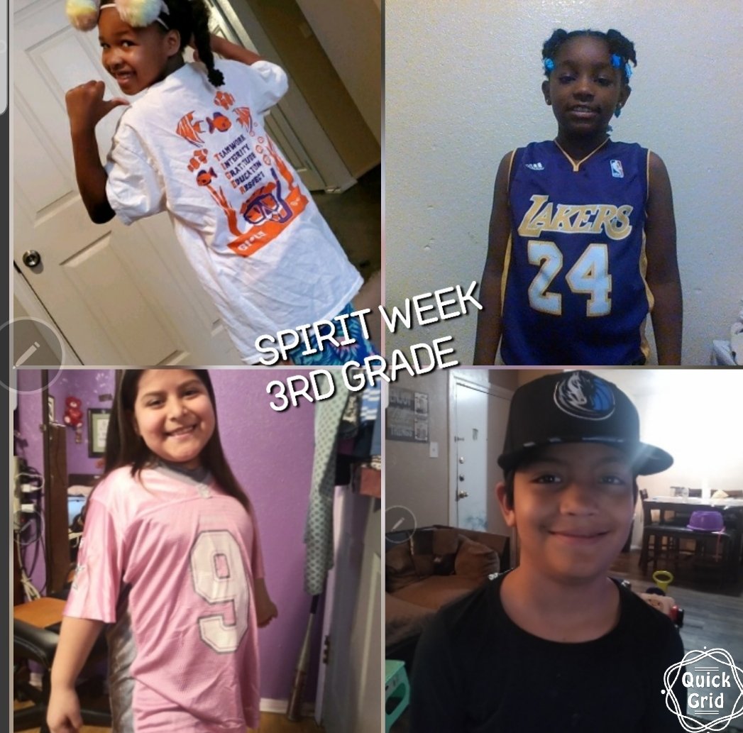 abradley1981's tweet photo. Third Grade enjoying Virtual Spirit Week! @BlairPanthers #PantherPride https://t.co/6wWT2ZlGgT