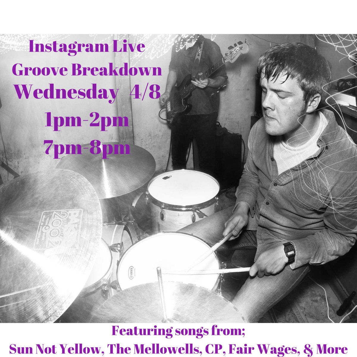 CoryPaternoster's tweet image. Below in the thread is the list of songs I’ll be doing! Come check out some songs by @SunNotYellow @TheMellowells @LupiaMusic #cp #fairwages and #tonywayne