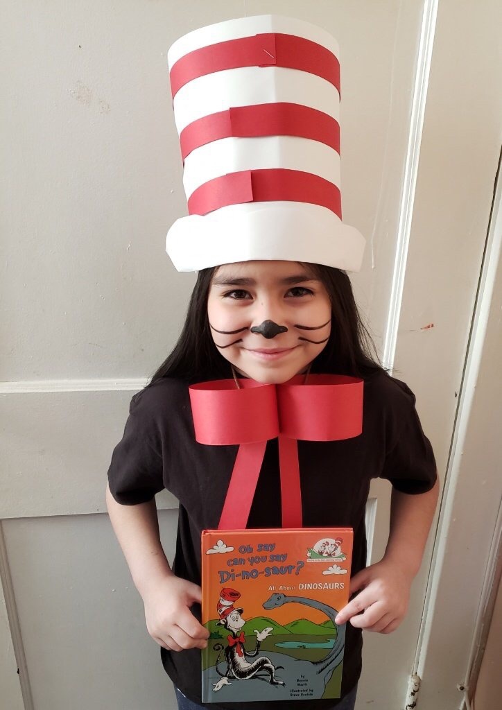 Emilia is the Cat in the Hat! #goodtogreat <a href="/ClevelandCSS/">Cleveland Street School</a> <a href="/ops_district/">Orange Public Schools</a>