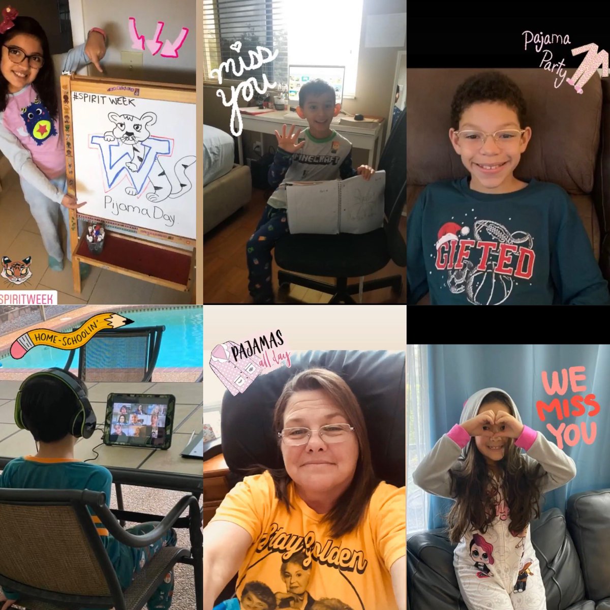 newschester's tweet photo. Yesterday we had day 1 of virtual spirit week. It was pajama day!! @Coralspringsfla @CoralSpringsFL @RobertwRuncie @browardschools @BCPSChiefOSPA https://t.co/GlYLLHj2Vw