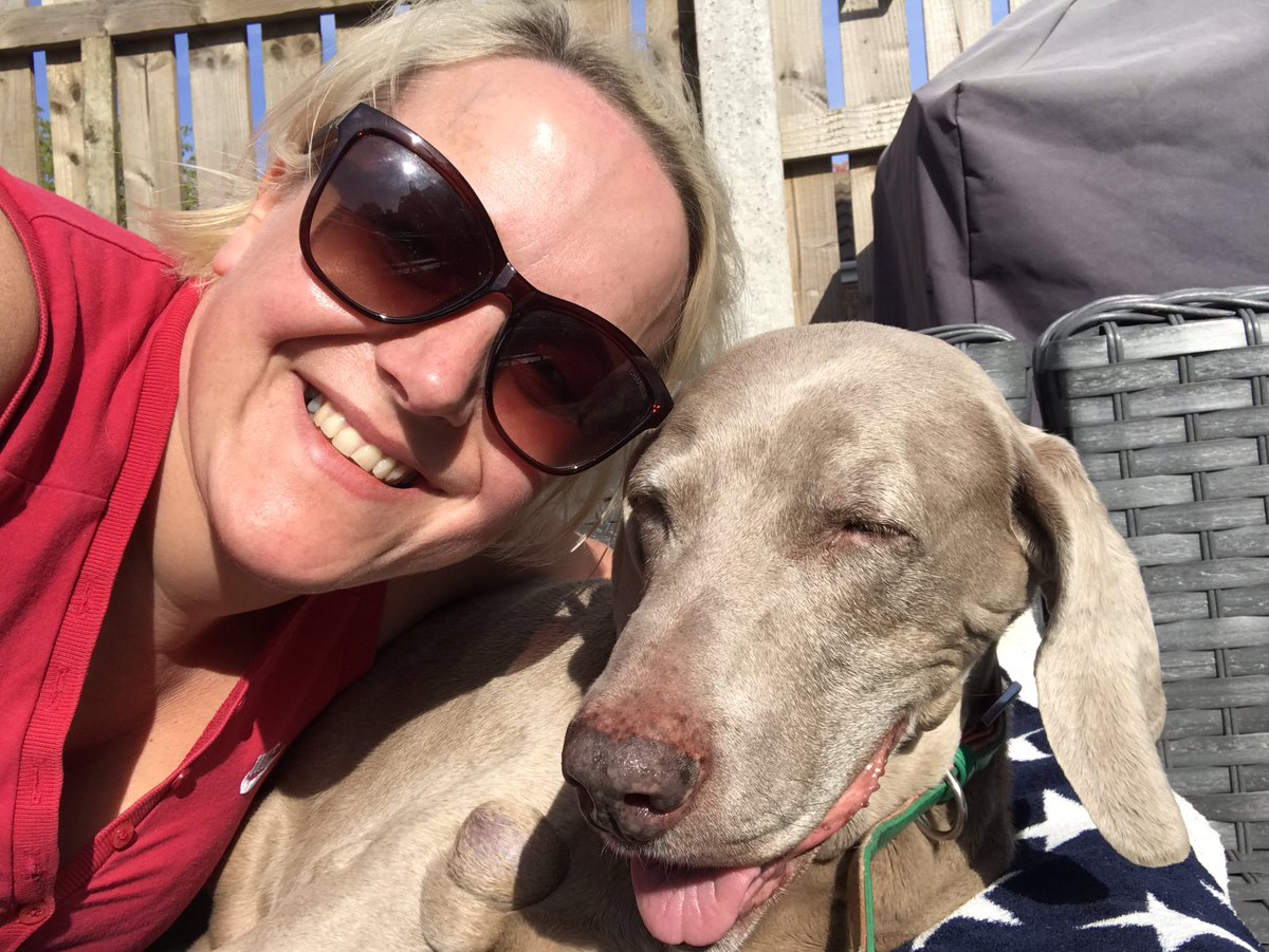 Dawnknowles81's tweet image. Chill in The garden with my girl@b4 shift 🐶☀️❤️ #doggydaughter