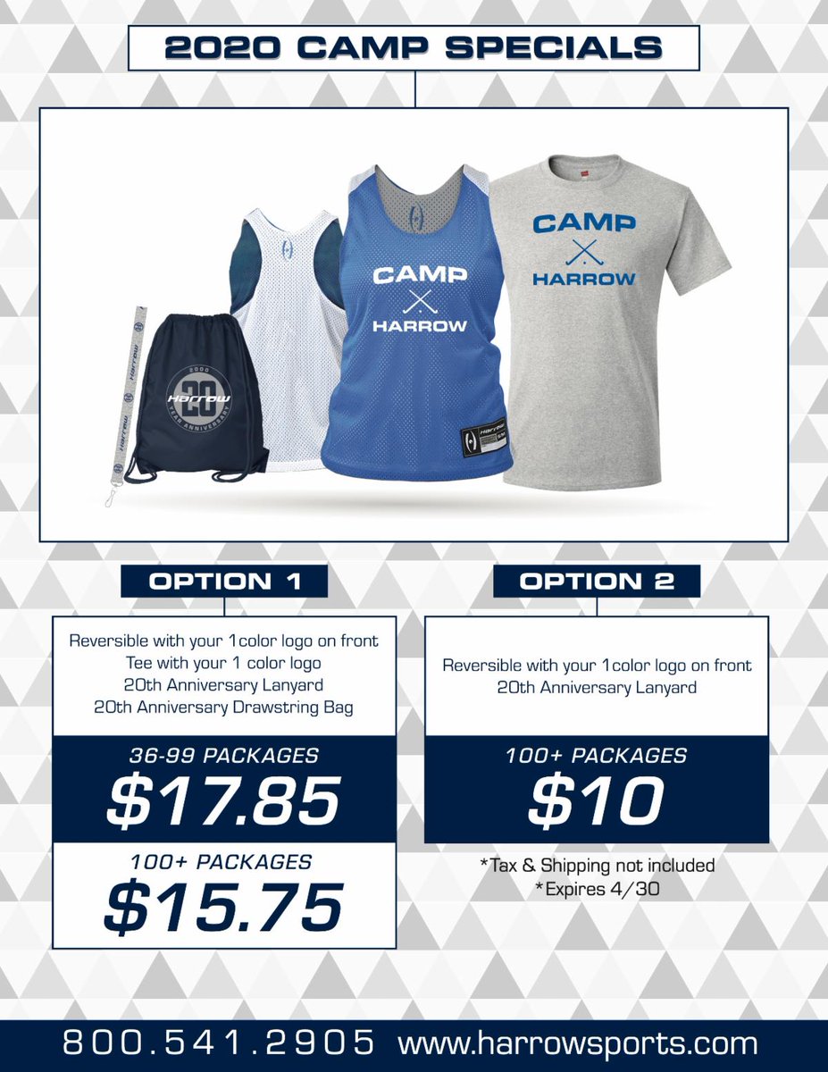 2020 Camp Specials ? conta.cc/2XsTQOv