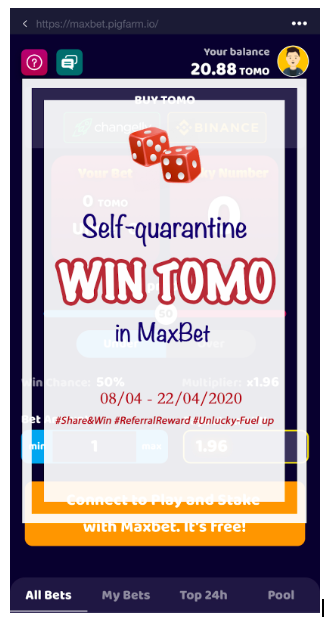 PigFarmTeam's tweet photo. Another fun campaign for you during #COVID19 quarantine! 

Duration: April 8 - April 22 

You've got plenty of time in your hands, so get your betting game on ✌️ https://t.co/z0zv4vCixG