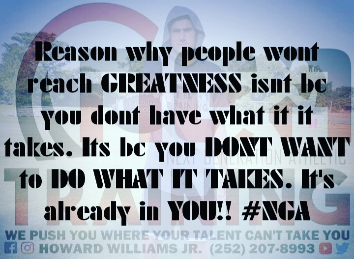 NextGenAthletic's tweet photo. Come to NGA and experience GREATNESS! We aren't allowing anything else. So if YOU dont want to WORK and GET BETTER, that's on you. For EVERYONE ELSE, LETS WORK!! #NGA #NextGen #MoreThanSports #Apparel #NewGeneration #BuiltToGrind #TrainedToWin https://t.co/nHIYidxiEG