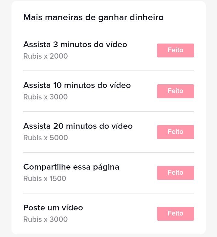 tikktokmoney's tweet photo. E tem às atividades diaria que você fazendo ganha também! 😉 https://t.co/Oql5i7Fv7q