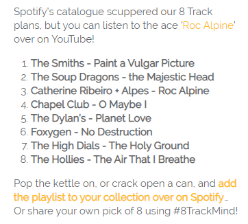 tracksforMIND's tweet photo. Find out about the project, discover more ace playlists &amp; find a helpful list of guides from the brilliant @MindCharity, including #Coronavirus &amp; your well-being, at: https://t.co/LHJKdeFehX

Rick's full playlist below 💛

#StayHome #MentalHealthMatters #Mixtape #Tunesday https://t.co/o6U5ynOCtr