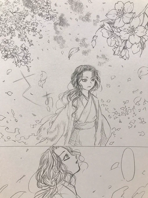 花は見ていた。
1枚目で真面目を殺しました。
夜桜の下での仔むざとこくちん。
花に気を取られて本心がほろり。
綺麗な2人に夢を見てるかたは、
多分見ない方が良いです。

なんせ髭なんで
私も笑いながら
ダメージがひらりひらり。
兄上はそんなこと言わない

擬態とゆうより
コントロールですよね? 