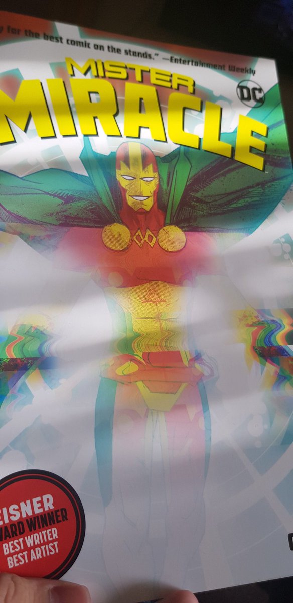 Mister Miracle is a fantastic showcase of superhero comic books tackling real themes: fatherhood, PTSD, war, depression. Couple that with excellent moment to moment writing and probably my favourite art work in comics? It's a worth A+ read