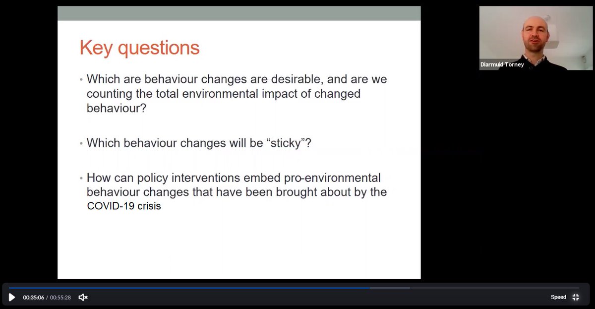 COVID-19 has forced us collectively into rapid behaviour change. What lessons does this hold for  #climateaction? Key will be to figure out which of these changes are desirable, how to make them stick, and how policy interventions can embed pro-environmental behaviour