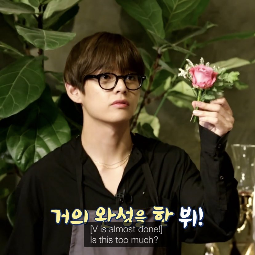 1. I have yet to properly acknowledge Tae’s glasses, WHICH ARE GLORIOUS.2. Foreshadowing.3. LMAO
