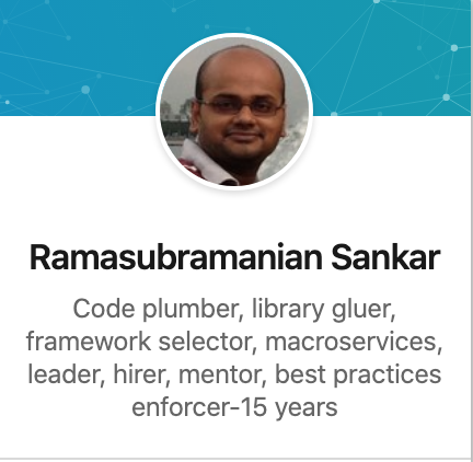 ramsankar83's tweet photo. Updtated my LinkedIn profile according to latest industry trends! #macroservices https://t.co/5StNY5xA7B