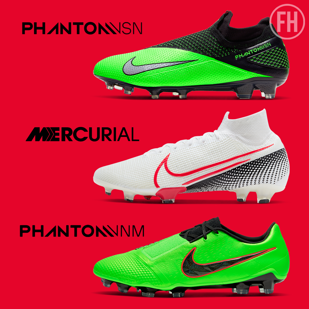 Football Boots Nike Phantom Venom Elite FG White Metallic .