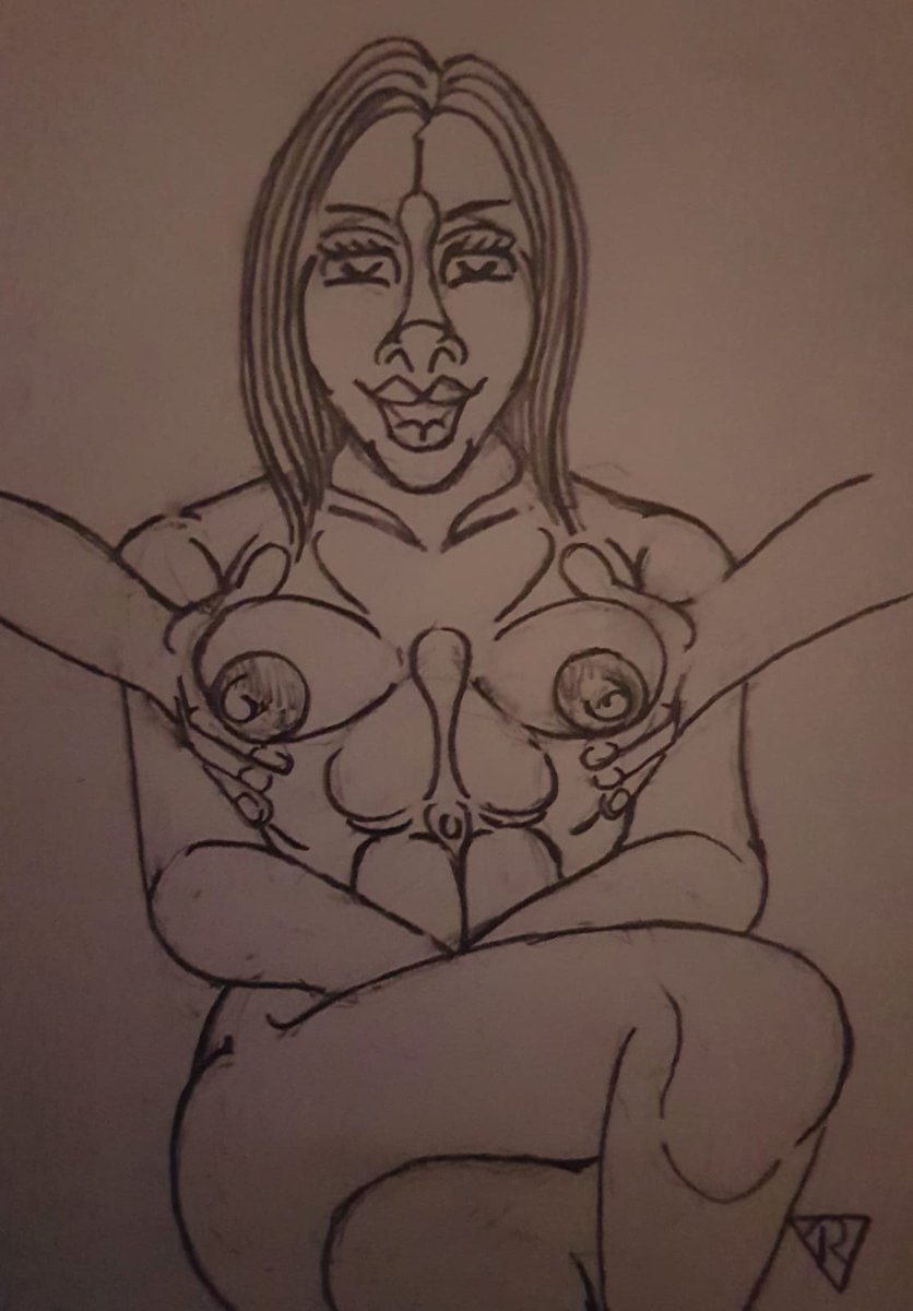 Porn_pics_Rob's tweet photo. A dirty mind is....
#DumpMyShit #art #drawing #tittytuesday No regrets 
No sorrow https://t.co/EfAGqwNLf8
