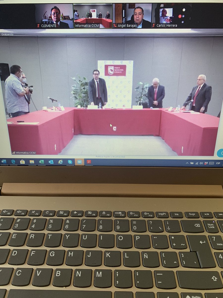 IngCPoon's tweet photo. El día de hoy tomó protesta en reunión Petit Comité y de manera virtual el @lrojasnieto como Presidente del XXXVIII Consejo Directivo del @CICMoficial .En este Consejo participaré como Presidente de la Junta de Honor. Felicito a Luis por asumir esta gran responsabilidad. https://t.co/oQbz13qVGE