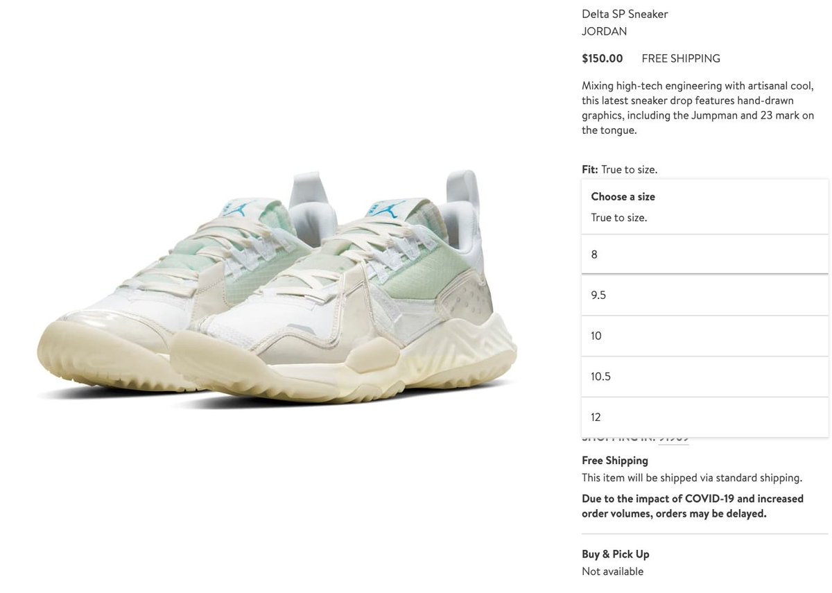 jordan delta true to size