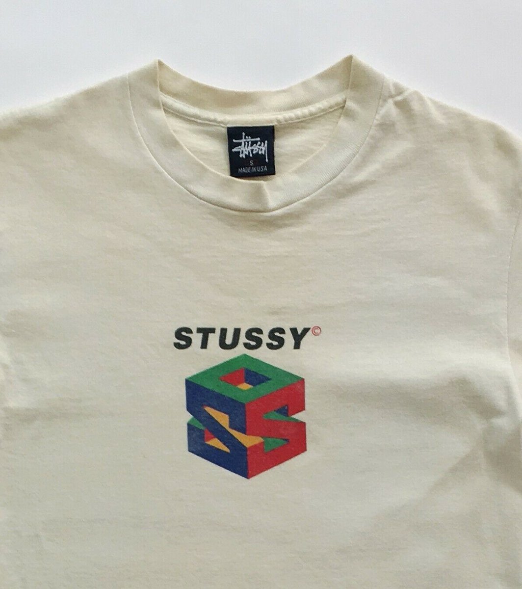 Modern Notoriety on X: Vintage Stüssy N64 and PS2 logo flip tees
