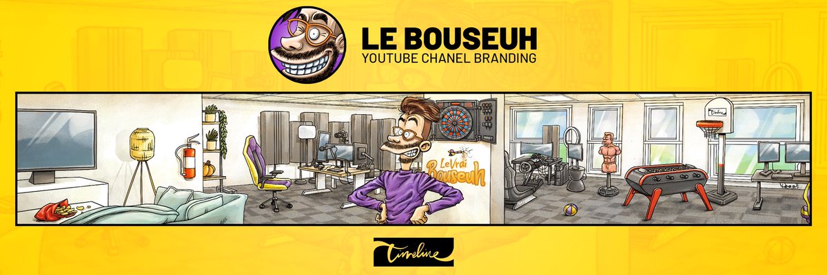 TimelineStudio_'s tweet image. Bonjour 👋 ! 
Nouvelle illustration de bannières pour @LeBouseuh ✅ « C’est Pô juste ! »

#Rt and #Follow