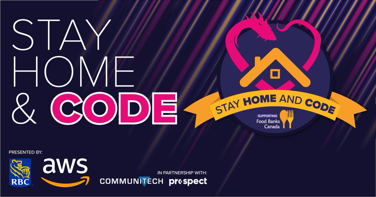 playbattlesnake's tweet photo. Today we're announcing a new Battlesnake online league "Stay Home &amp; Code" in support of @foodbankscanada. We've partnered w/ @RBC @awscloud @Communitech @prospectfyi to support this initiative. Details on our Blog 👉🏾 https://t.co/VwOiavsts4 Donate 👉🏽 https://t.co/5izl2S3JBq https://t.co/v671fQSxgc