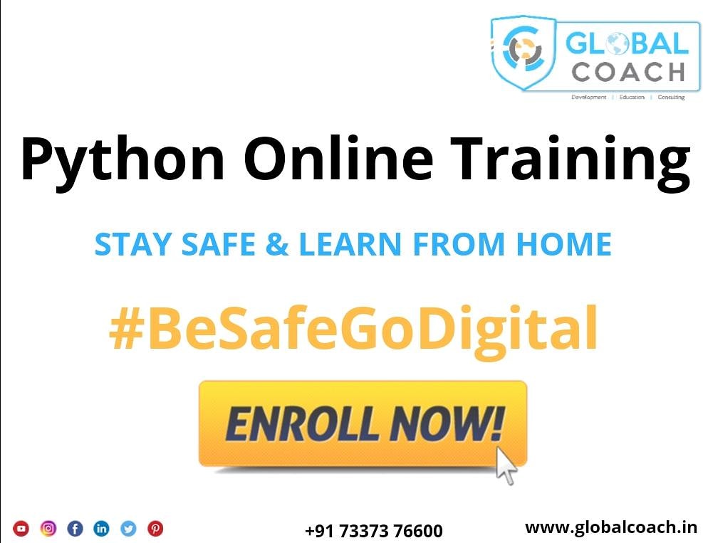 i_am_pUlleNdER's tweet photo. #PythonOnlineTraining
Don't Stop "LEARNING
https://t.co/Jge48PnU8C
Contact Us: +91-7337376600
https://t.co/2yLKyvuCUJ
#PythonTraining #PythonOnline
#djangoTraining #MachineLearning #datascience
#datasciencetraining #GlobalCoach #Madhapur #globalcoachtraining #GlobalCoachiTAcademy https://t.co/IuFnbPTDCi