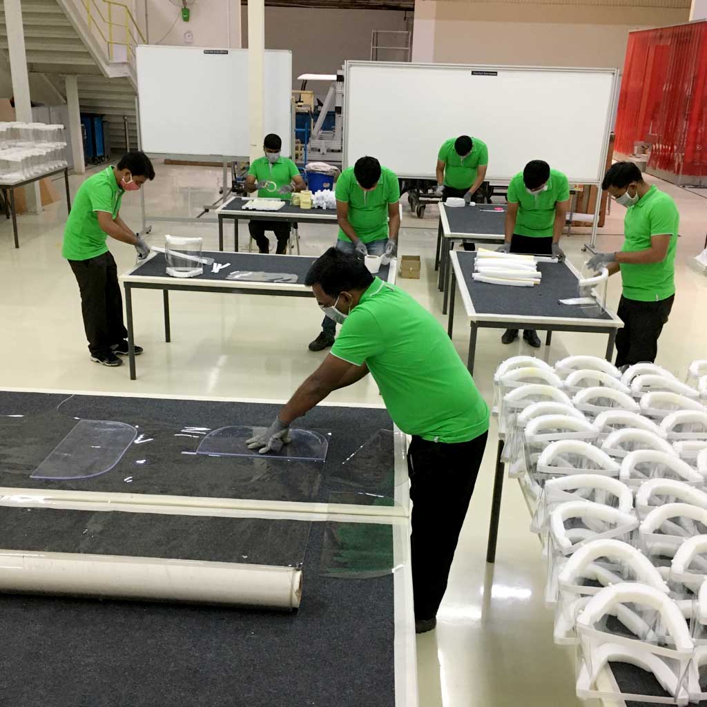 volkswagenindia's tweet photo. Our heroes at the frontlines need all the safety possible. To do our bit, we’ve engineered non-fogging, lightweight Face-Shields and donated essential medical supplies to ensure primary protection for healthcare providers treating the COVID-19 affected. #WorldHealthDay #WeNotMe https://t.co/PFIoWjpGSX