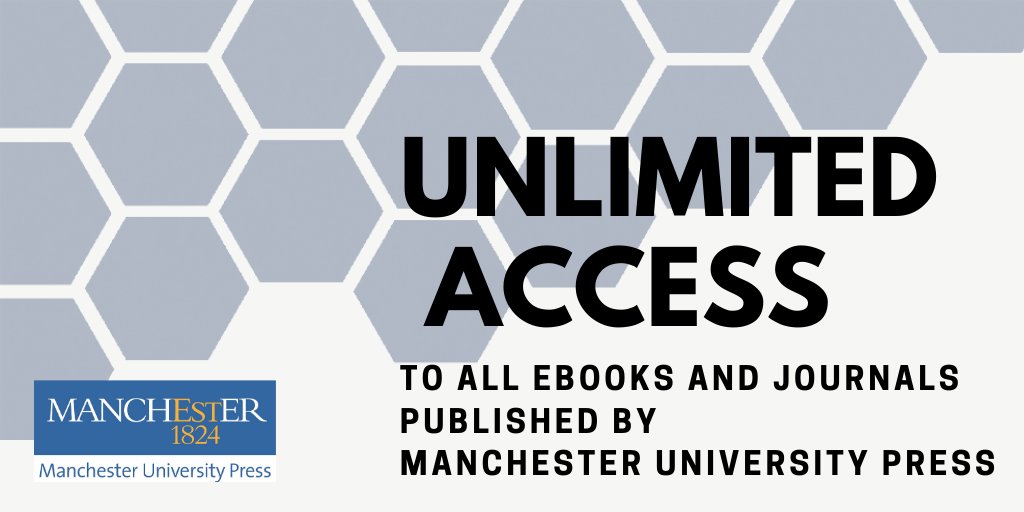 UoMLibrary's tweet photo. We're collaborating with @ManchesterUP to offer all @OfficialUoM staff and students instant access to Manchester University Press’ digital content. 

Find out how you can access over 1,600 eBooks and journals across the humanities and social sciences: https://t.co/m6RRAxqmJC https://t.co/DDSBwoQlLA