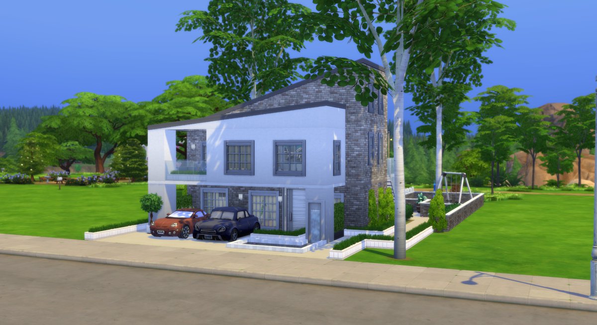 Lady__Rae's tweet photo. Architectural Dream - Hella Challenge
Even though this is a shell build, it is still beautiful and would be a great modern family home for your #sims! #sims4 #ShowUsYourBuilds @Sims4Creations_ @SimsCreatorsCom #hellachallenge #shellchallenge #shellbuild @plumbellayt https://t.co/mCT9B208TB