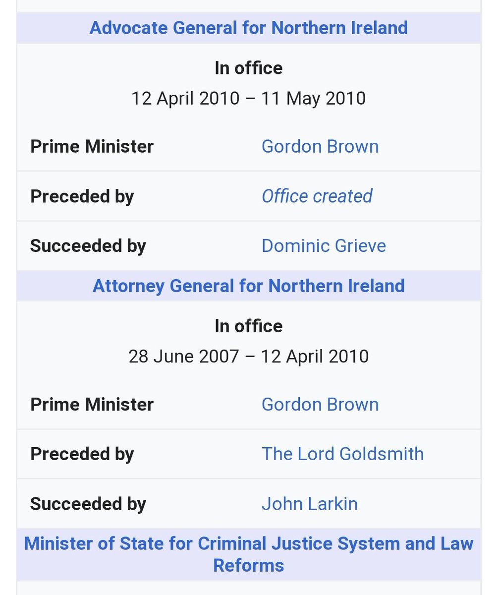 Starmer (legal adviser to the Northern Ireland Policing Board), Brian Mawhinney (Minister of State at the NI Office) and Patricia Scotland (AG for Northern Ireland) will most certainly have been privy to the aweful child abuse by VIPs at Kincora. https://sluggerotoole.com/2015/04/08/kincora-heart-of-darkness/