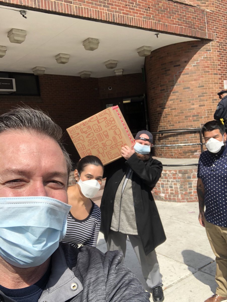 Region 10 Downtown Manhattan thanking our local Police Department with a Giant Care Package!