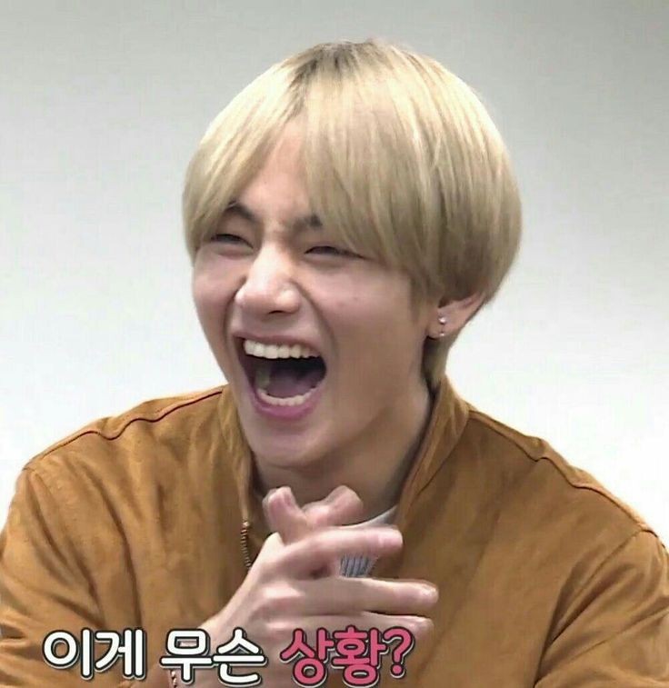 Taehyung laughing and reaching his peak happiness: A healing thread