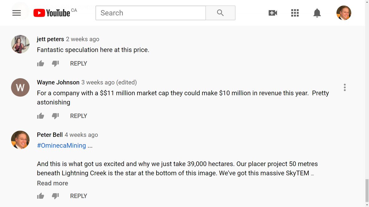 PeterNBell's tweet photo. @deannawata @silverguru22 @adavidsonsk YouTube comments #bullish... https://t.co/29gV0t2299