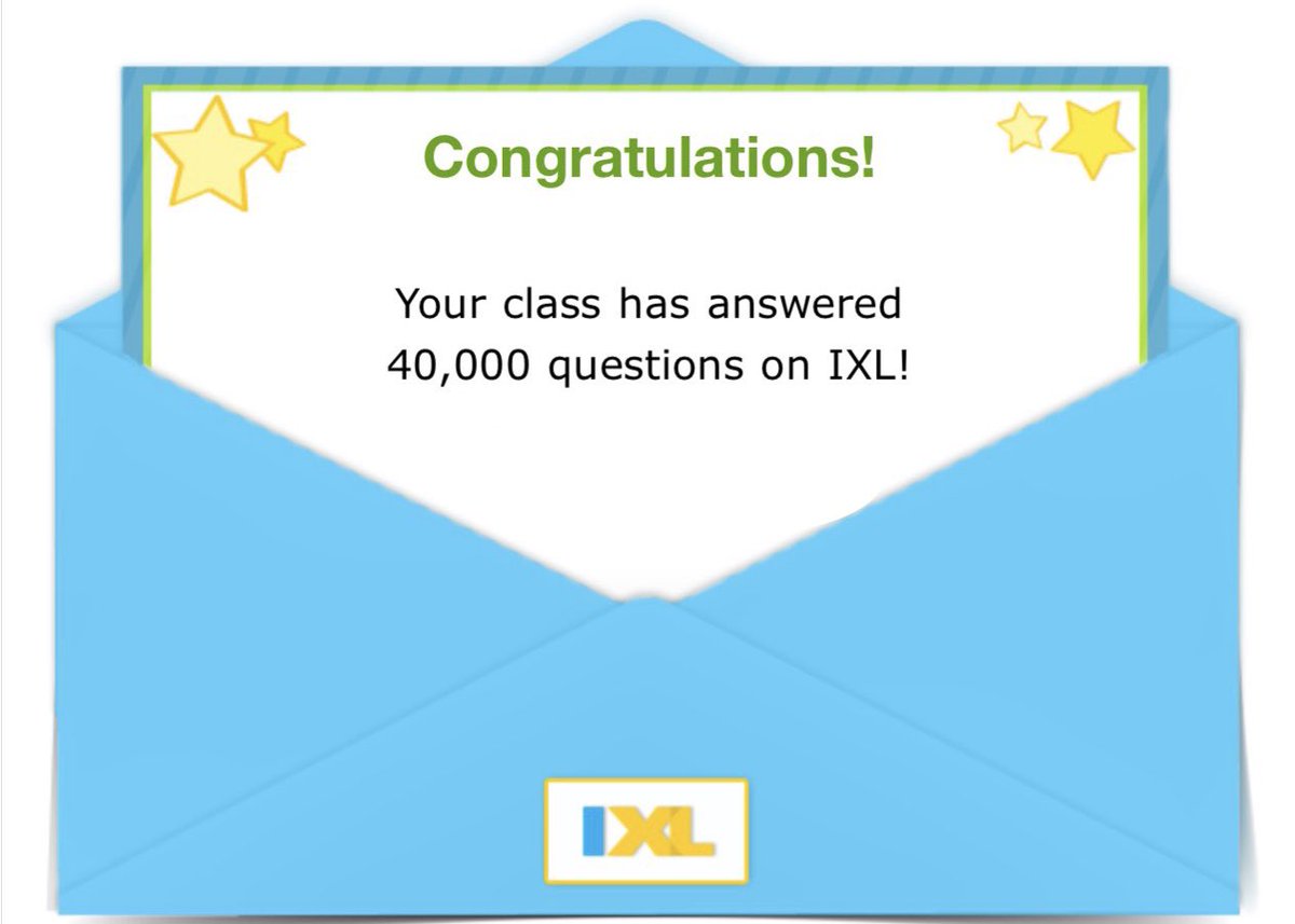 MrsCarroll142's tweet photo. Room 30 has answered 40,000 questions on @IXLLearning this year! What an accomplishment! I am so proud of you and your hard work. Keep it up! #kerkstracougars #engage142 https://t.co/qZGTPYXHtM