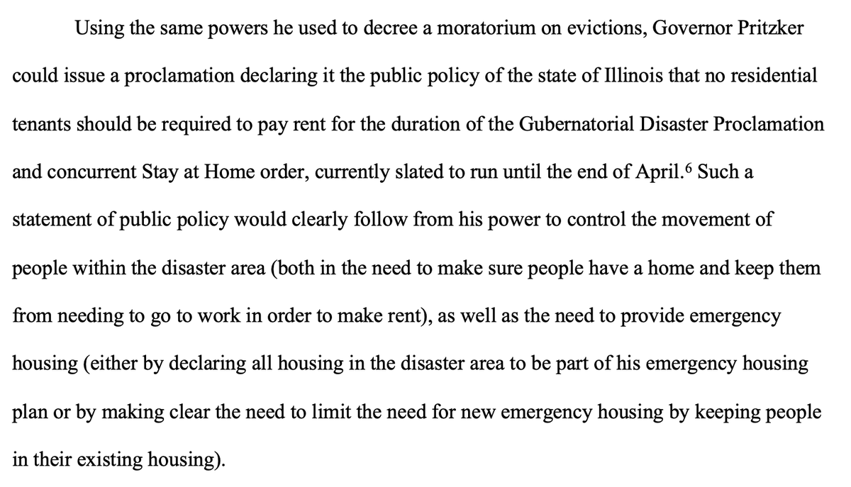 LTBcoalition's tweet photo. Governor Pritzker @govpritzker has already used his emergency powers to put a moratorium on evictions. The same powers enable him to #lifttheban and enable rent holidays. 

Read the full legal opinion: https://t.co/HCqSkdLL1g and call JB: https://t.co/bhgT30wpcd https://t.co/Z5i6tGZRQk
