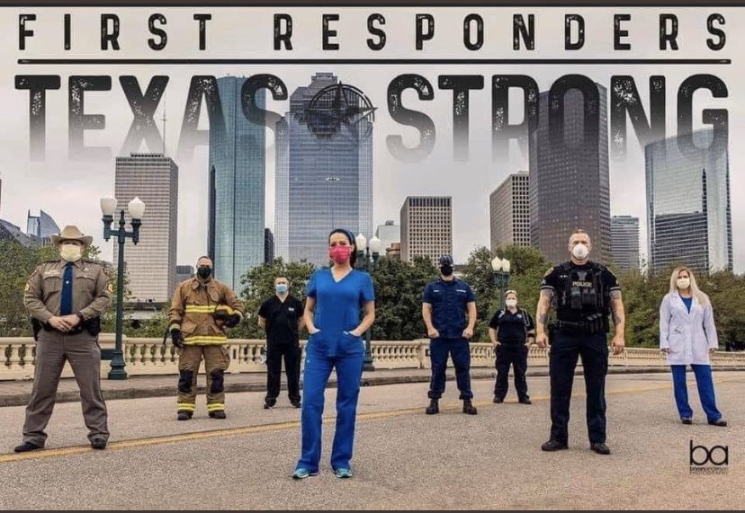 Thanks to all the First Responders &amp; Healthcare Professionals out there working hard to keep our State safe. #TexasStrong