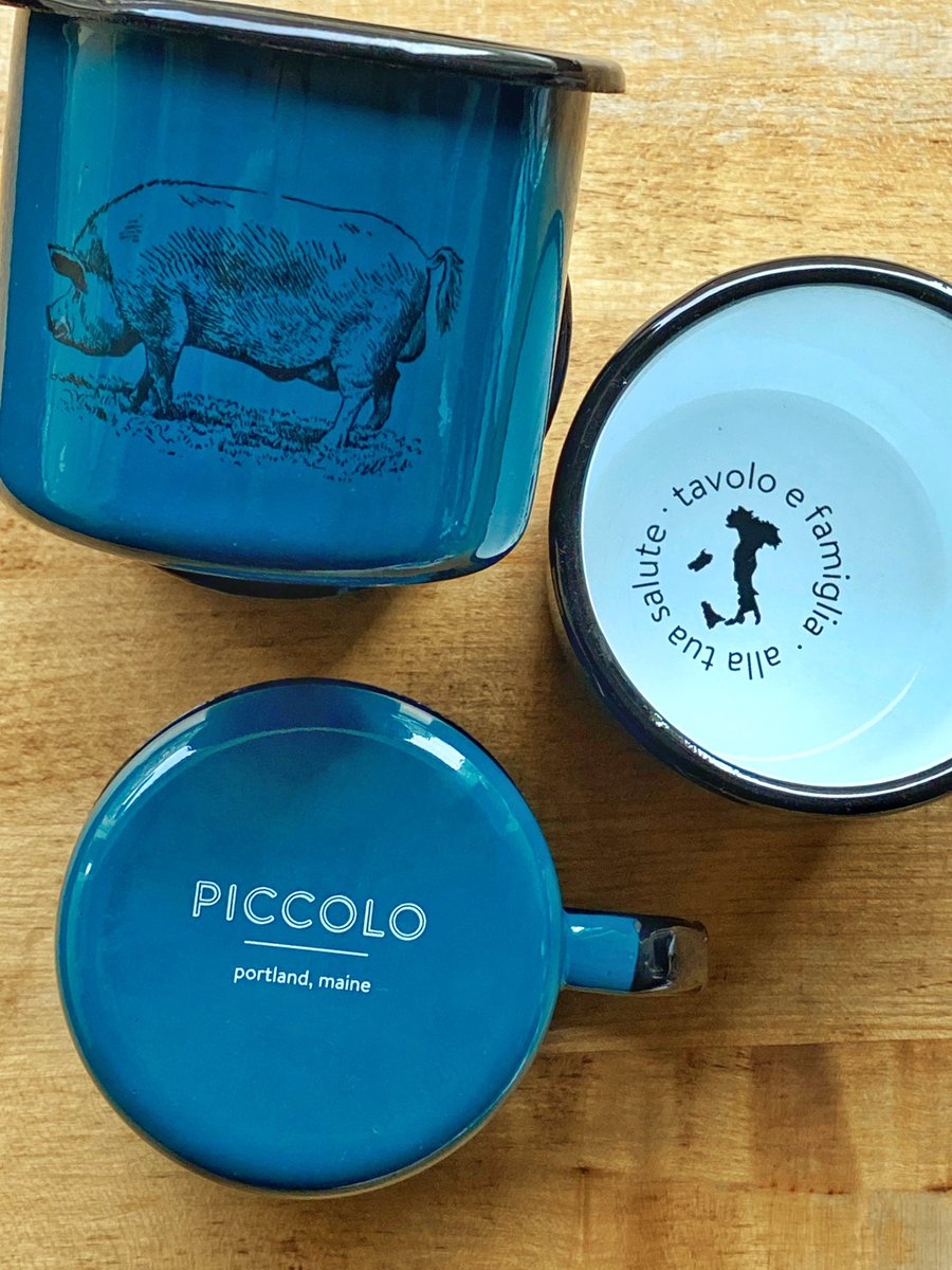 Have you gotten your Piccolo Mug? It goes great with your favorite coffe, (we love @speckledaxcoffee ), your favorite tea (from @dobrateame perhaps?),or Allen’s Coffee Brandy w/ Milk &amp; Ice ! $16 + shipping ready for your favorite beverage!
And thank you for all your support