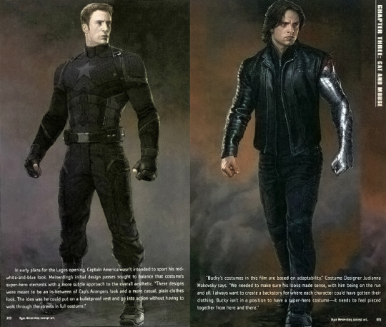 Leather black coat BUCKY !Don't know about the fight with Iron Man but somehow it means Bucky face an armored Tony before Hydra facility fight