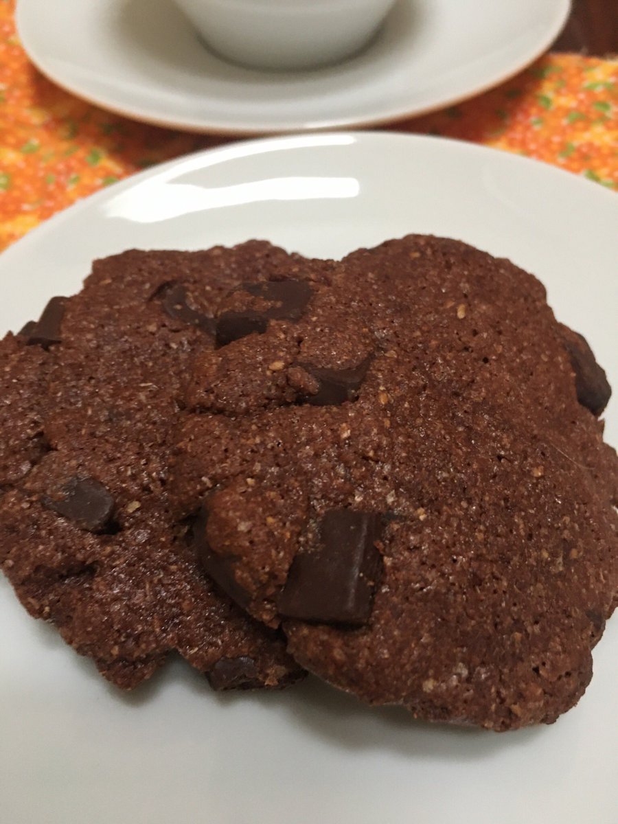 Spelt flour double chocolate vegan cookies  #Vegan  #BeatTheLockdownBlues
