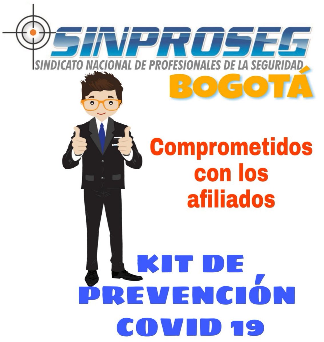 sinprosegbogota's tweet photo. @sinprosegbogota afronta al COVID 19, con el kit preventivo para proteger a nuestros afiliados que se encuentran trabajando y a sus familias, así contribuir al bienestar de los trabajadores y mitigar la situación que atraviesa el país @CUTBTACMARCA @UNPColombia @ECOPETROL_SA https://t.co/uvWWCac73I